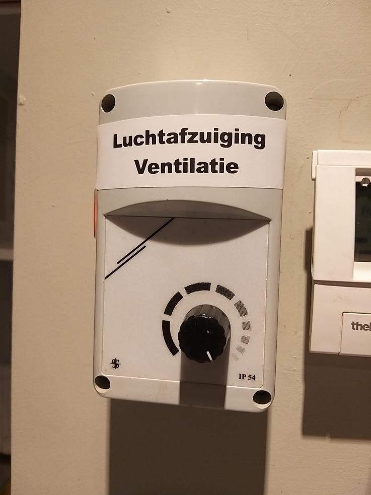 Luchtafzuiging ventilatie