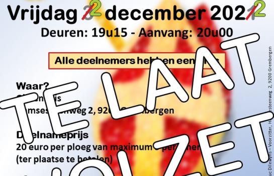 Sinterklaasquiz - 2 december 2022 (VOLZET